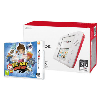 Nintendo 2DS (White és Red) + Yo-Kai Watch 3DS