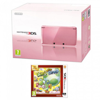 Nintendo 3DS Pink + Yoshi's New Island Select 3DS
