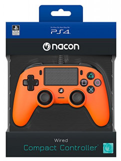 Nacon Wired Compact Controller PS4 ps4hwnaconwccorange PS4