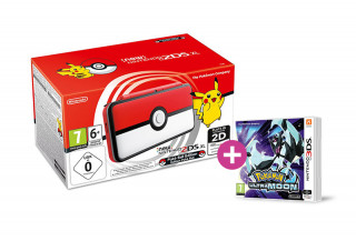 New Nintendo 2DS XL Pokeball Edition + Pokemon Ultra Moon 3DS