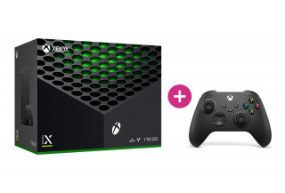 Xbox Series X 1TB + druhý Xbox ovládač (Čierny) Xbox Series