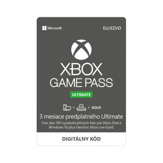 Xbox Game Pass ultimate na 3 mesiace (Kód na stiahnutie) Xbox One