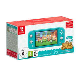 Nintendo Switch Lite Turquoise & Animal Crossing: New Horizons Edition Switch