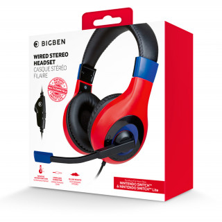 Nacon Stereo Gaming Headset Switch (red/blue) Switch