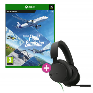 Microsoft Flight Simulator + Xbox wired stereo headset Xbox Series