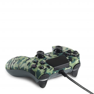 Spartan Gear - Hoplite Wired Controller (compatible with PC and Playstation 4) (colour: Green Camo) PS4