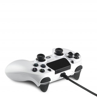 Spartan Gear - Hoplite Wired Controller (compatible with PC and Playstation 4) (colour: White) PS4