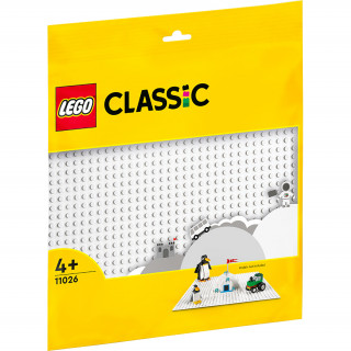 LEGO Classic Biela podložka na stavanie (11026) Hračka