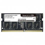 TeamGroup elite SO-DIMM 8GB, DDR4-2666, CL19-19-19-43 (TED48G2666C19-S01) RAM 