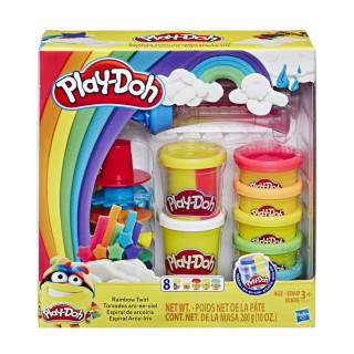 Hasbro Play-Doh: Rainbow Twirl plastelina (E5372) Hračka