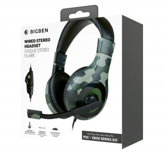 Nacon (maskáčový vzor) Multistereo herné slúchadlá  PC