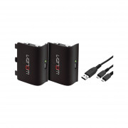 Venom VS2850 Xbox One black battery set (2ks) + 2m kábel 