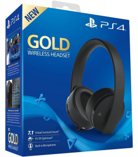 Sony Playstation Gold Wireless Headset (7.1) Multiplatforma