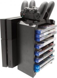 VENOM VS2736 nabíjací stojan s držiakom na hry (PS4) PS4