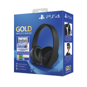Sony Playstation Gold Wireless Headset (7.1) + Fortnite Neo Versa Bundle 