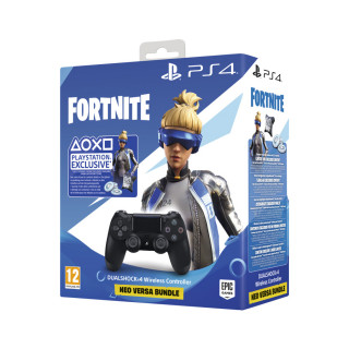  PlayStation 4 (PS4) Dualshock 4 Ovládač(Čierny) + Fortnite Neo Versa balík PS4