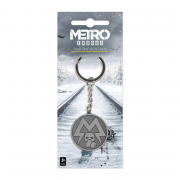 Metro Exodus Metal Keychain Spartan Logo 