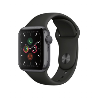 Apple Watch Series 40mm GPS Space Grey aluminum Case with Black Sport Band Mobile
