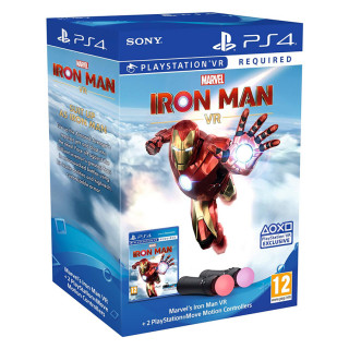 Marvel's Iron Man VR + 2 PlayStation Move Motion Controllers PS4