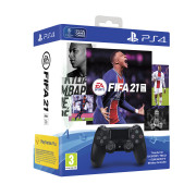 Dualshock 4 ovládač (čierny) + FIFA 21 