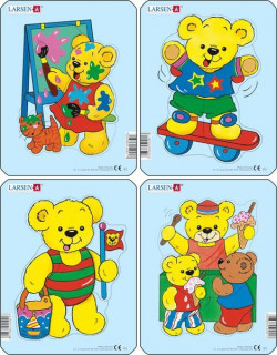 Larsen mini puzzle 5 pieces Teddy Bears Y1 Merch