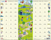 Larsen maxi puzzle 54 pieces Let's learn English! - Irregular verbs 1 EN11 