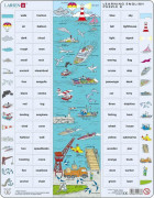 Larsen maxi puzzle 64 pieces Let's learn English! - At sea EN8 