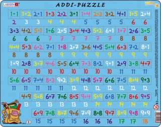 Larsen maxi puzzle 81 pieces Addition from 1 to 18 AR8 Merch