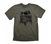 T-Shirt Days Gone T-Shirt "World comes for you" Army, M GE6421M 