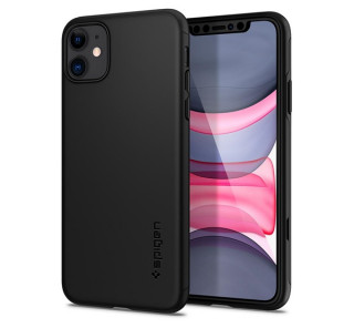 Spigen Thin Fit 360  Apple iPhone 11 Black case, Black Mobile