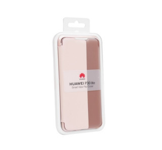 Huawei P30 Lite Smart View Cover, original flip case, pink Mobile