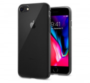 Spigen liquid  Crystal Apple iPhone SE(2020)/8/7 Space Clear case, Black-translucent 