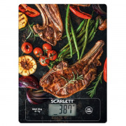 Scarlett SCKS57P39 steak pattern digital kitchen scale 