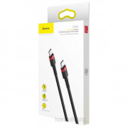 Baseus Cafule USB-C/USB-C charging cable 2m Red-Black 