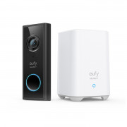 ANKER Eufy Black Video Doorbell 2K (Battery-Powered) + Home base 2 (EU + UK Plug) 