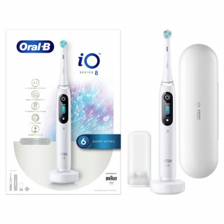 Oral-B iO8 electric toothbrush White Alabaster Home