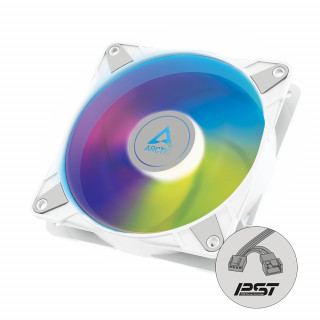 ARCTIC P14 PWM PST A-RGB Počítačová skriňa Ventilátor 14 cm Biela 1 kusov PC