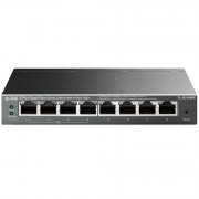 TP-Link TL-SG108PE sieťový prepínač Riadený L2 Gigabit Ethernet (10/100/1000) Podpora napájania cez Ethernet (PoE) Čierna 
