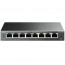 TP-Link TL-SG108PE sieťový prepínač Riadený L2 Gigabit Ethernet (10/100/1000) Podpora napájania cez Ethernet (PoE) Čierna thumbnail