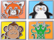 HyperX Badge Pack - Cute Magnetic Badges Taška na klávesnicu 