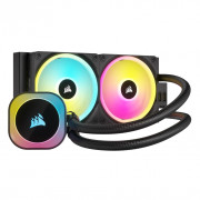 Corsair H100I Procesor Súprava vodného chladenia 12 cm Čierna 