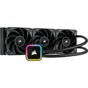Corsair iCUE H150i RGB ELITE Procesor Vodné chladenie typu všetko v jednom 12 cm Čierna 1 ks 