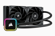 Corsair H100i Procesor Vodné chladenie typu všetko v jednom 12 cm Čierna 1 kusov 