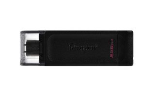 Kingston Technology DataTraveler 70 USB kľúč 256 GB USB Typ-C 3.2 Gen 1 (3.1 Gen 1) Čierna PC