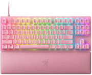 Razer Huntsman V2 Tenkeyless klávesnica Hranie USB QWERTY Anglický Ružová 