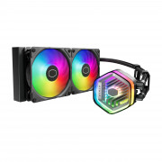 Cooler Master MasterLiquid 240 ATMOS Procesor Súprava vodného chladenia 12 cm Čierna 