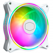 Cooler Master MasterFan MF120 Halo White Edition Počítačová skriňa Ventilátor 12 cm Biela 1 kusov 