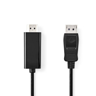 Nedis CCGL37100BK20 adaptér na video kábel 2 m Typ HDMI (štandard) DisplayPort Čierna PC