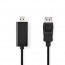Nedis CCGL37100BK20 adaptér na video kábel 2 m Typ HDMI (štandard) DisplayPort Čierna thumbnail
