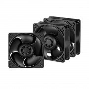 ARCTIC S12038-8K - 3 Pack Počítačová skriňa Ventilátor 12 cm Čierna 3 kusov 
